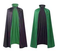 Capa de mujer con capucha medieval Halloween Disfraz de vampiro de verano Ropa elegante y transpirable Festivo Campana de vampiro Carnaval Cosplay para fiestas temáticas Adultos Negro Party