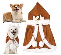 Capa de Navidad para mascotas - Accesorio adorable para crear recuerdos festivos | Perfecto para fotos de vacaciones y reuniones familiares, ideal para celebrar fiestas con