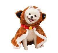 Capa De Navidad para Perros - Ropa de Cosplay Abrigada,Capa Pequeña para Gatos Manto Navideño para Mascotas - para Fiestas, Espectáculos Festivos, Desfiles, Y Reuniones Familiares