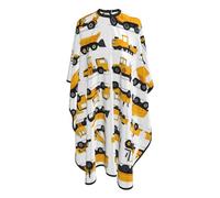 Capa De Peluquería Equipos Montacargas Grúas Excavadoras Tractores Bulldozers Camiones Capas Para Peluqueria Ajustable Delantal De Peluquero, Para Mujeres, Peinados, Hogar, 140x168cm