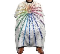 Capa De Peluquería Funny Color Pencils Through The Glass Capas Para Peluqueria Profesional Capa De Barbero Ajustable Capa Peluqueria Para Cutting Hair Hairstylists Barberías 140x168cm