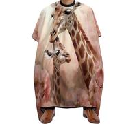 Capa De Peluquería Giraffe Mama And Little Capa Peluqueria Proteger Capa De Corte Peluqueria Profesional Capa De Barbero Para Barberías Hairstylists Cutting Hair 140x168cm