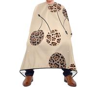 Capa De Peluquería Profesional Mancha De Leopardo Cereza Capa De Corte De Pelo Personalizada Antiestático Delantal, Para El Cabello, Peinados, Hogar, 140x168cm