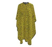 Capa De Peluquería Profesional Piel De Animal, Guepardo, Leopardo, Estampado Amarillo Bata Peluqueria Unisex Transpirable Delantal De Peluquero, Para Hombres, Peinados, 140x168cm