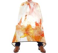 Capa De Peluquería Profesional Resumen De Hojas De Otoño Capa De Corte De Pelo Antiestático Impermeable Bata Para Barberías, Para Barberías, Hombres, El Cabello, 140x168cm