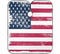 Capa De Peluquería Profesional Resumen De La Bandera Estadounidense Capa De Corte De Pelo Antiestático Transpirable Delantal De Peluquero, Para Hombres, Cortes Y Teñidos, Niños, 140x168cm