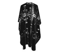 Capa De Peluquería Vista Nocturna Del Horizonte De Chicago, Ee. Uu., En Negro Capas Para Peluqueria Impermeable Bata Para Barberías, Para Hombres, Mujeres, Peinados, 140x168cm