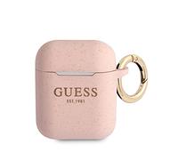 Capa de Silicona Traseira Guess Gua2sggep Airpods Cover Cor-De-Rosa/Cor-De-Rose Glitter