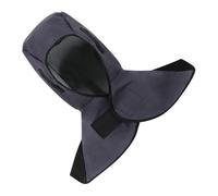 Capa de soldadura con capucha de protección completa, ignífuga, para hombres, lavable, transpirable, con cuello ajustable