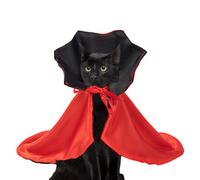 Capa de Vampiro para Gato | Capa de Halloween para Cachorro - Traje De Disfraz para Mascotas De Bruja Y Vampiro para Carnaval Cosplay