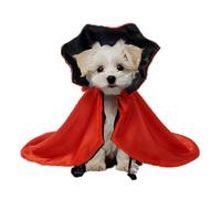 Capa de Vampiro para Gatos, Capa de Halloween para Mascotas, Disfraz de Bruja y Vampiro para Fiestas Tallas Pequeño Mediano Grande Perros