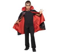 Capa De Vampiro Reversible Para Niños Y Niñas Accesorio De Disfraz De Halloween
