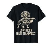 Capa Divertida para Perros Dachshund Wiener de Low Rider High Standards Camiseta