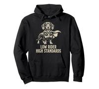Capa Divertida para Perros Dachshund Wiener de Low Rider High Standards Sudadera con Capucha