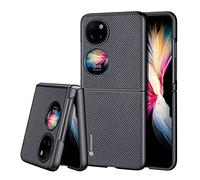 Capa Dux Ducis Fina É Feita De Material De Nylon Huawei P50 Pocket Preto