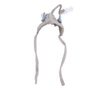 Capa en un Gato, Pescado Gris en Forma de Gato con un Remolque Suave Encantador para el Cuello 24-30 Cm