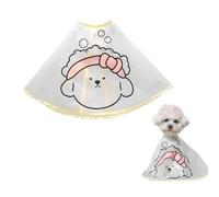 Capa esmerilada con corte de para perros y gatos, capa esmerilada con corte de para perros y gatos | Herramienta ajustable para el cuidado de mascotas | Capa ajustable de tela impermeable, cordón elás