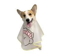 Capa esmerilada con corte de pelo de gato canino,Capa esmerilada con corte | Paño de capa esmerilado Cordón elástico ajustable, para cort