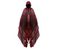 Capa Fantasma De Halloween - Capa De De Terror De Halloween Transpirable Para Adultos | Traje De De Terror Para Carnaval, Capa De Con Capucha De Miedo, Traje De Cosplay De Ma