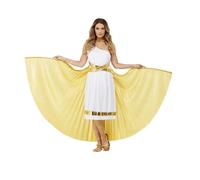 Capa Griega Delux De Oro Egipcia Romana Griega Para Damas