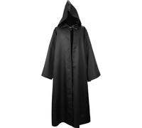 Capa Halloween Hombre,Disfraz Halloween Hombre Adulto Estilo Gótico Capa Largo para Cosplay de Vampiro Mago Estilo Gótico Abrigo Medievales Disfraces Halloween Carnaval Mascarada Navidad 2025