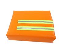Capa Ignífuga Capa Con Capucha Para Escape De Incendios Con Tira Luminosa Fibra De Vidrio Aislamiento Térmico De Silicio De Doble Cara Protección Corporal Resistente Al Fuego Para Adultos