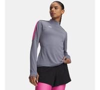 Capa intermedia Under Armour Challenger para mujer Titan Gris / Rosa Frenzy / Negro XS