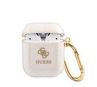 Capa iPhone Airpods Pro Guess Original Brilhante Dourado