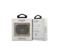 Capa iPhone Airpods Pro Guess Original Brilhante Preto