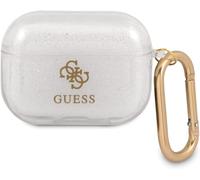 Capa iPhone Airpods Pro Guess Original Brilhante Transparente