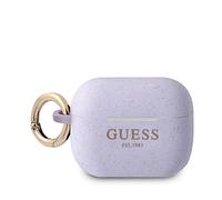 Capa iPhone Airpods Pro Guess Original Silicone Roxo