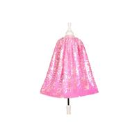 Capa Laurence - Capa rosa de lentejuelas para disfraz - Souza - Para niñas de 5 a 7 años (110-122 cm)