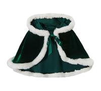 Capa Mama Noel Mujer Rojo Disfraz Mama Noel Mujer como Hombres Terciopelo Dorado Disfraz Navidad Adulto Capa Roja Cordón Ajustable para Juegos rol Papá Fiestas Navideñas Rojo Disfraz