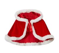 Capa Mama Noel Mujer Rojo Disfraz Mama Noel Mujer como Hombres Terciopelo Dorado Disfraz Navidad Adulto Capa Roja Cordón Ajustable para Juegos rol Papá Fiestas Navideñas Rojo Disfraz