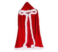 Capa para, Capa con capucha ,Abrigo con capucha de Santa Claus | Vestido de Navidad de franela con capa para niños, juegos de rol, mascarada, juegos de rol