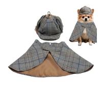 Capa para mascotas - 0.79 pulgadas Envoltura juguetona, sudario para vestir, cubierta navideña con centro de exposiciones suave | Área de temporada para pequeños vestidos caninos felinos para jóvenes