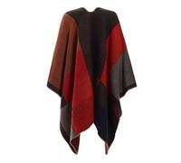 Capa para mujer, de la marca Chaos Theory, con diseño de cuadros Red/black Talla única