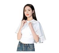 Capa Peluqueria Shawl Photographic Studio Makeup Cape Beauty Salon Wraps Pink Barber Shop Dye The Hair(Shawl-White)