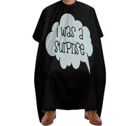 Capa Peluqueria Yo Fui Una Sorpresa Unisex Vestido De Salon Ajustable Barber Cape Para Corte De Pelo Adultos Casa