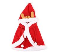 Capa Poncho de Traje de Navidad para Mascotas, Capa de Papá Noel para Gatos,Elementos de Navidad Cape para Mascotas Cape of - Traje para Perros de Varios tamaños, Vestir