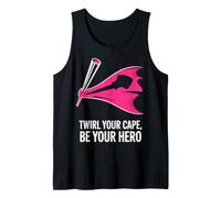 Capa Rosada giratoria: diseño Be Your Hero Camiseta sin Mangas