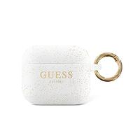 Capa Silicone Traseira Guess Gua3sggeh Airpods 3 Cover Branco/Branco Glitter