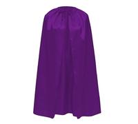 Capa Superheroe Superheroina para Adolescente y Adulto Hombre Mujer Satin con Brillo Super-man Bat-man Flash (M/140CM, Capa Satin Morado)