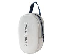 Capacidad Cosmetic Bag, Modern Beach Bag, Sturdy Material EVA, Water-Resistant Pouch Bags for Beach, Pool, Boat, Groceries, Travel, Outdoor, Large and Medium, blanco, L, Consulte la descripción