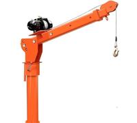 Capacidad de elevación de grúa montada en vehículo: 500 KG/1T 12/24 V para uso doméstico, 220 V para polipasto pequeño móvil para camiones no(24V-1000KG)