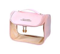 Capacidad diseño translúcido la ejecución Conveniente del Bolso del Maquillaje del Viaje los cosméticos
