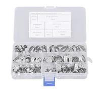 Capacidades de sujeción de tubería de manguera de 100 piezas de metro de acero inoxidable ALCHA DE TUBO RESISTENTE DE ACEITE CONJUNTO DE SUMINISTRO PARA LAS MANGUERAS DE AGUA