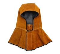 Capacitación de capucha de soldadura de cuero de 60 cm Capa protectora for soldador de soldadura eléctrica Lugar de trabajo Seguridad
