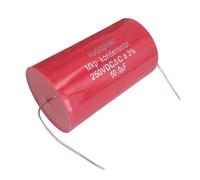 Capacitor axial MKP Audiophiler de 2 piezas, 50 uf, 250 V CC, ±3%, prueba y capacidad de audio con división de frecuencia HIFI compatible