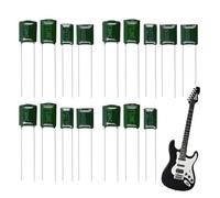 Capacitor Set, 16pcs Electric Guitar Electronics with 4 Tone Options, Durable Electronic Accessories for Enhanced Sound Performance
